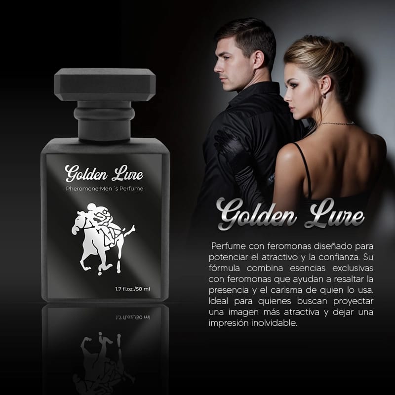 Perfume masculino con feromonas